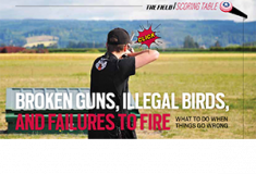 Broken Guns, Illegal Birds, and Failures to Fire: What to do when things go wrong Scoring Table